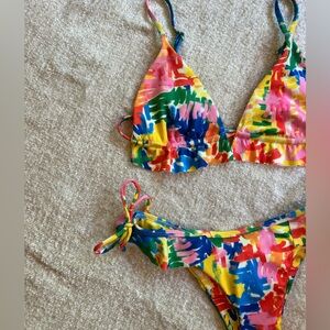 NEW Aurelle Multicolored Swim Set